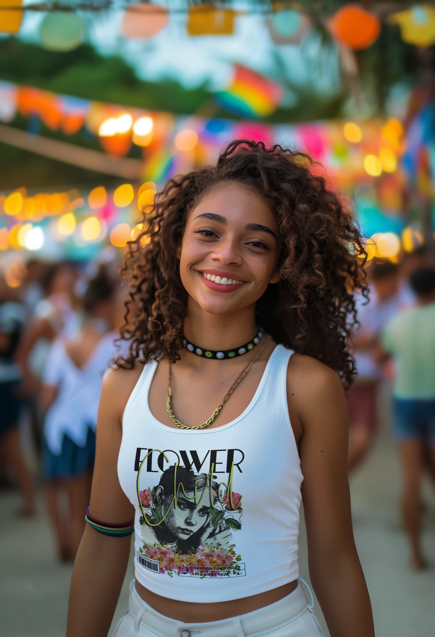 FLOWER CHILD MICRO SCOOPED TANK
